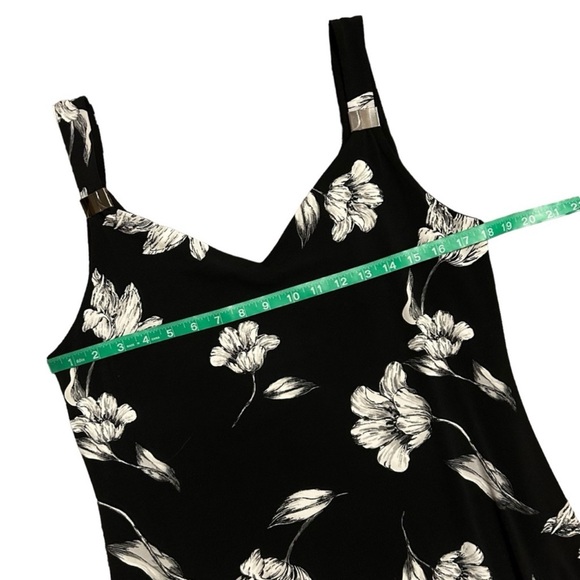 WHITE HOUSE BLACK MARKET NWT Sleeveless Floral Reversible Tank Dress L - Picture 11 of 12